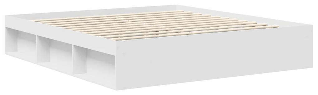 vidaXL Σκελετός Κρεβατιού Λευκό 180 x 200 cm Στερεά ξυλεία πεύκου