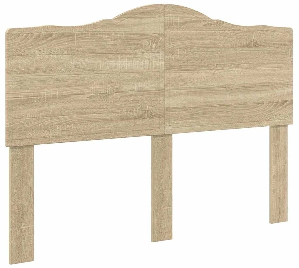 vidaXL Κεφαλάρι με κεφαλάρι Δρύς Sonoma 160 cm Επεξεργασμένο ξύλο