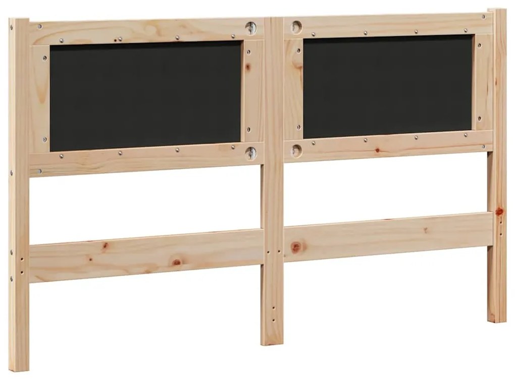 vidaXL Κεφαλάρι Άλλο Καφέ 150 cm Μασίφ ξύλο πεύκου