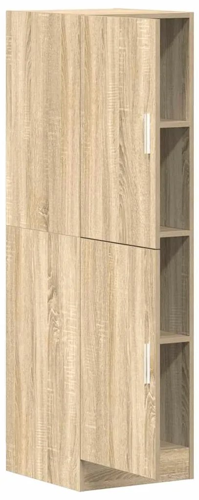 Στήλη Κουζίνας Sonoma Δρυς 38x41,5x131,5 εκ Επεξεργασμένο Ξύλο - Καφέ