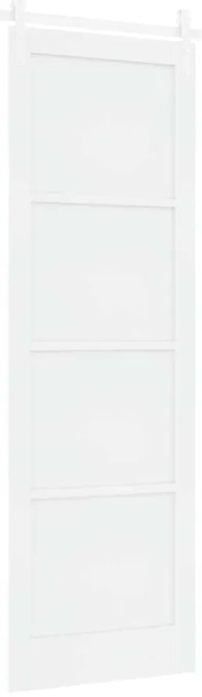 vidaXL Συρόμενη Πόρτα Λευκό 78 x 232 cm