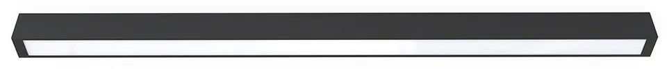 Φωτιστικό Οροφής - Πλαφονιέρα Straight L 7600 5.5x123.5x6.5cm 22W 3000K Led Black-White Nowodvorski