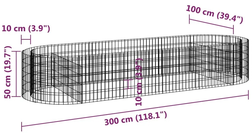 ΣΥΡΜΑΤΟΚΙΒΩΤΙΟ-ΓΛΑΣΤΡΑ ΥΠΕΡΥΨΩΜΕΝΗ 300X100X50 ΕΚ ΓΑΛΒΑΝ. ΑΤΣΑΛΙ 152041