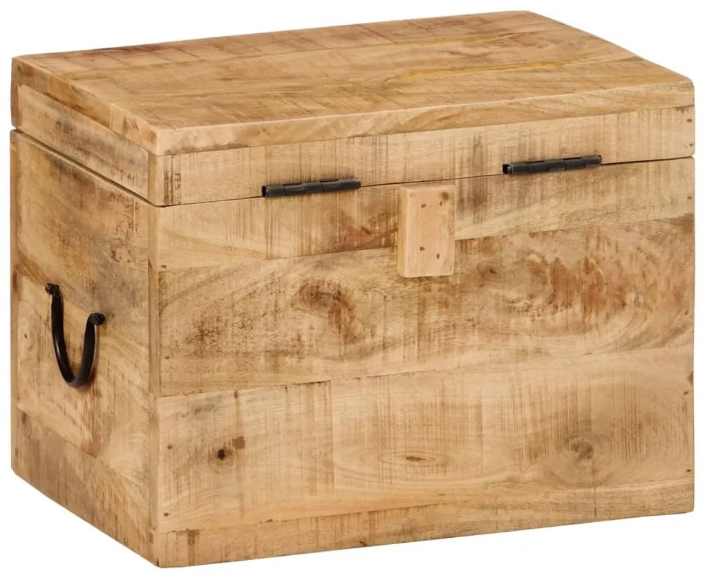 vidaXL Μπαούλο Αποθήκευσης 39 x 28 x 31 εκ. από Μασίφ Ξύλο Μάνγκο