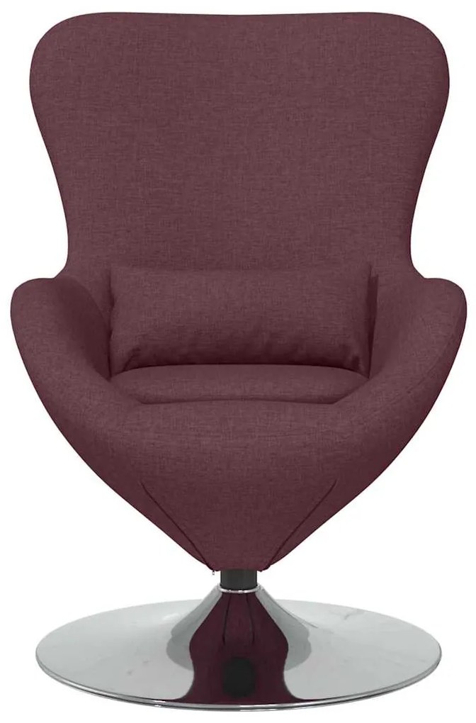 vidaXL Κάθισμα-αυγό Μοβ 63 x 73 x 90 εκ ύφασμα