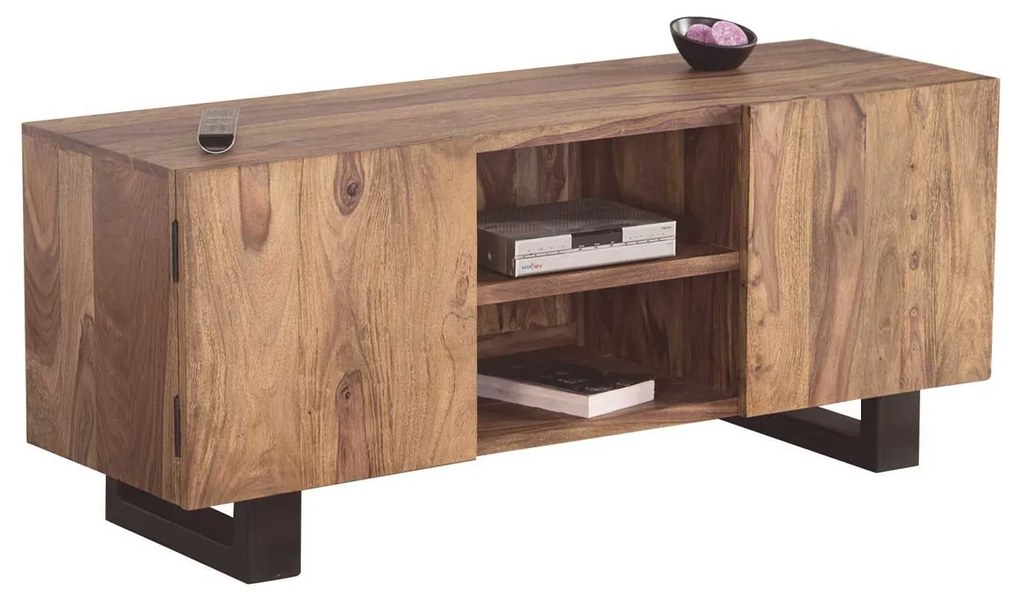Έπιπλο Τηλεόρασης Nelson EA7098 130X43X55 cm Metal,Wood