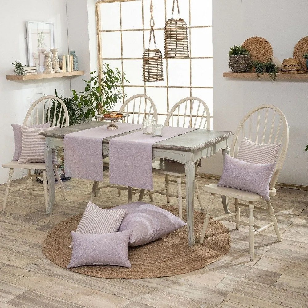 Τραβέρσα Aragona 07 Lila Teoran 40Χ160 40x160cm Cotton-Polyester
