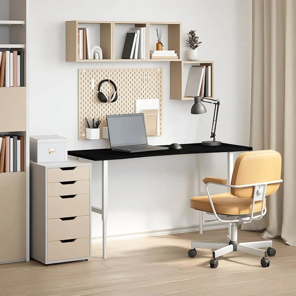 vidaXL Επιφάνεια Τραπεζιού Ορθογώνιος 140x60x2,5 εκ. Μασίφ Ξύλο Δρυός