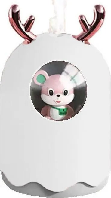 Led Συσκευή Αρωματοθεραπείας Humidifier Aromatherapy Meng Chong 601 Λευκή 300ml