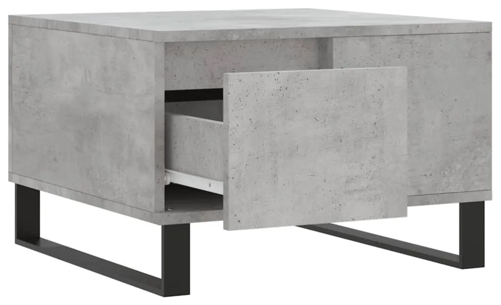 vidaXL Τραπεζάκι Σαλονιού Γκρι Σκυρ. 55x55x36,5 εκ. Επεξεργ. Ξύλο