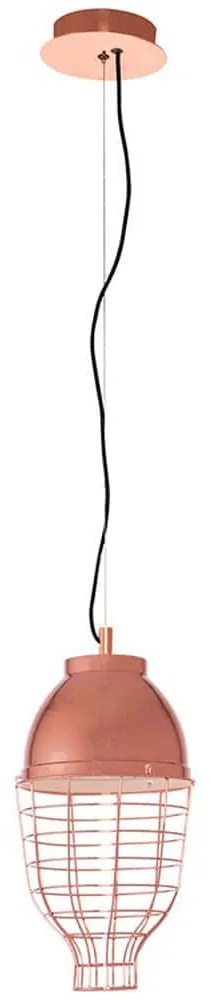 Φωτιστικό Οροφής 414LRC1931 Φ20x120cm Led 735lm 7W 4000K Rose Gold Opviq
