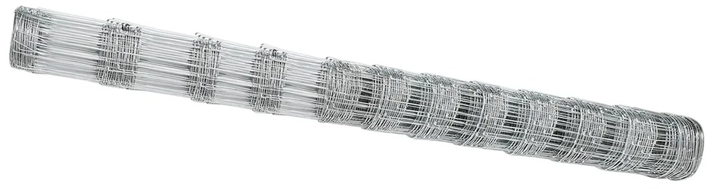 vidaXL Φράχτης Πεδίων 1.4x25 μ Γαλβανισμένος Χάλυβας