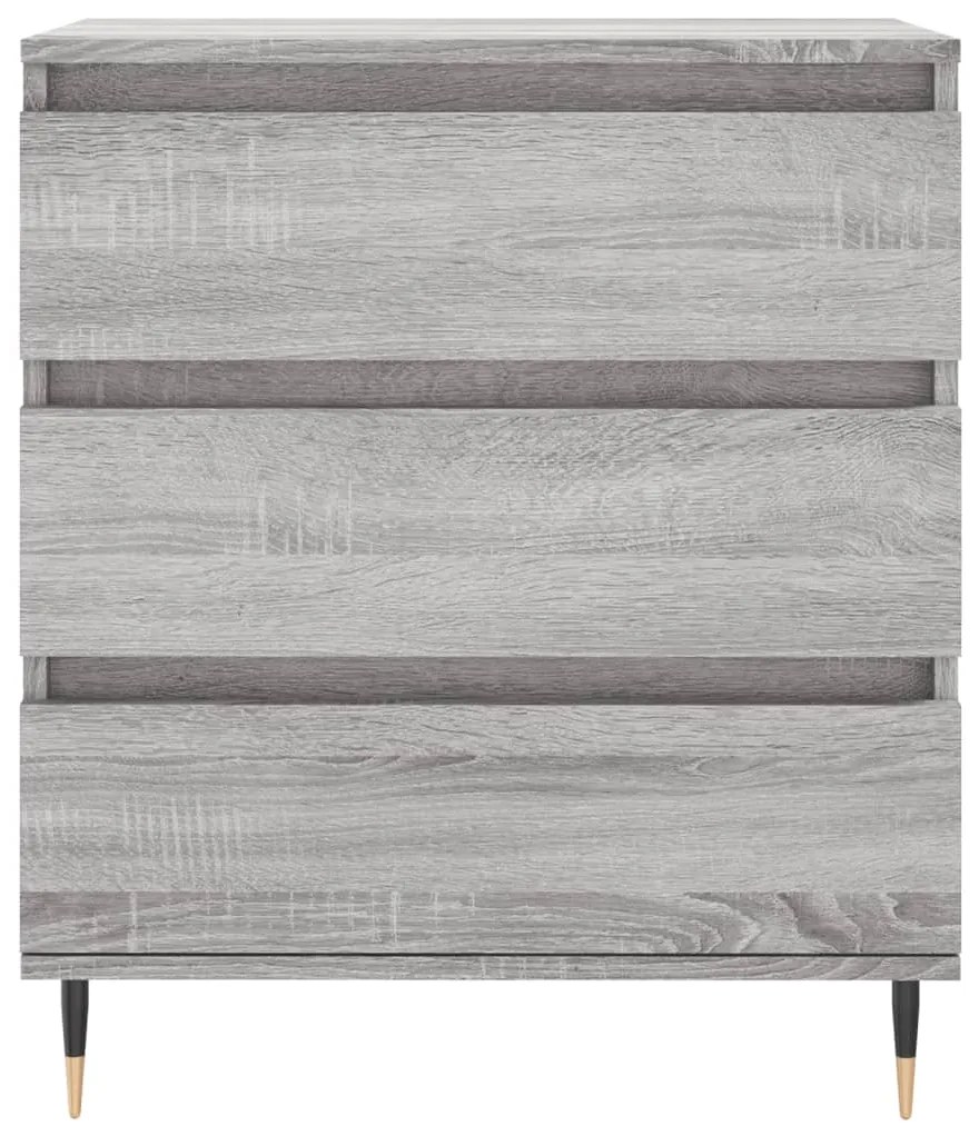 vidaXL Ντουλάπι Γκρι Sonoma 60x35x70 εκ. από Επεξεργασμένο Ξύλο