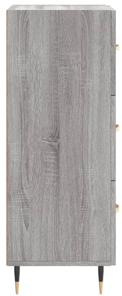 vidaXL Ντουλάπι Γκρι Sonoma 34,5x34x90 εκ. από Επεξεργασμένο Ξύλο