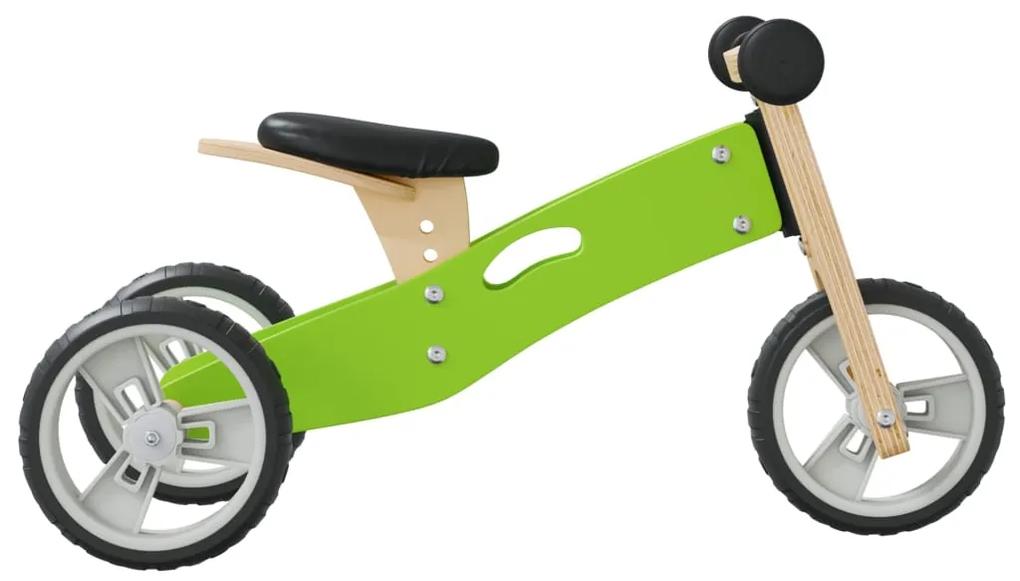 vidaXL Ποδήλατο Ισορροπίας για Παιδιά 2 σε 1 Πράσινο