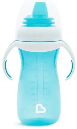 Munchkin  Μεταβατικό Κύπελλο - Μπουκάλι 300ml Με Λαβές Και Μαλακό Στόμιο Gentle Cup Tall Μπλε 90140