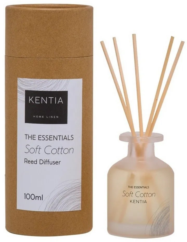 Αρωματικό Χώρου Με Sticks Sense 25 100ml Soft Cotton Kentia Γυαλί