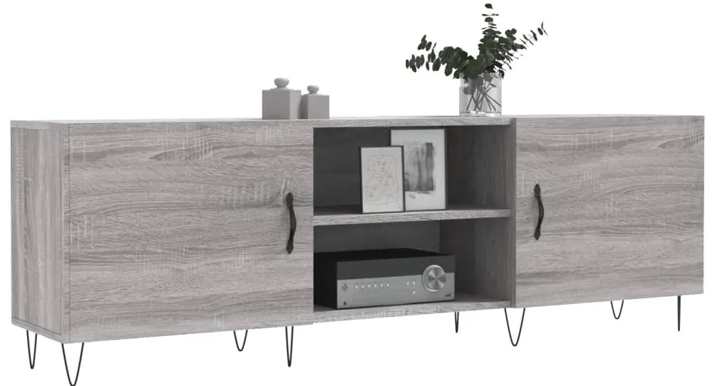 vidaXL Έπιπλο Τηλεόρασης Γκρι Sonoma 150x30x50 εκ. από Επεξεργ. Ξύλο