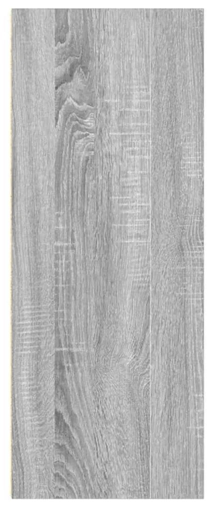 vidaXL Βιβλιοθήκη Γκρι Sonoma 40x30x77 εκ. από Επεξεργασμένο Ξύλο