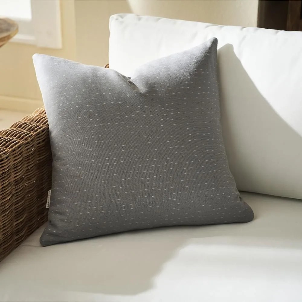 ΜΑΞΙΛΑΡΟΘΗΚΗ 50x50cm GOFIS HOME - RUKIA GREY 269/15