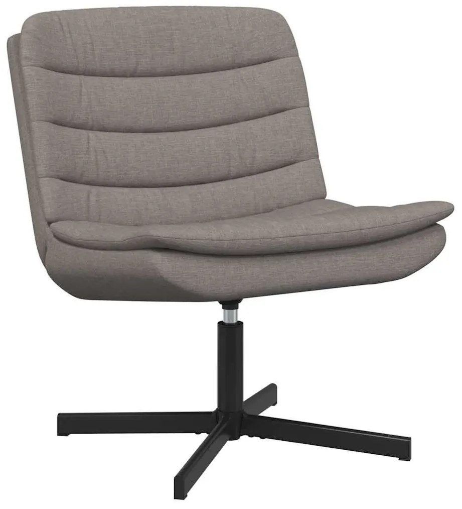 vidaXL Περιστρεφόμενη καρέκλα Taupe 63 x 75 x 76 εκ ύφασμα