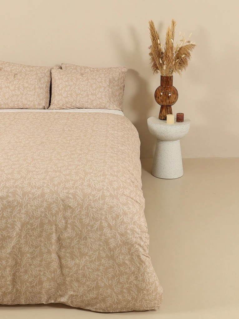 Σετ Σεντόνια Cotton Feelings 2052 Beige Υπέρδιπλο (235x270)