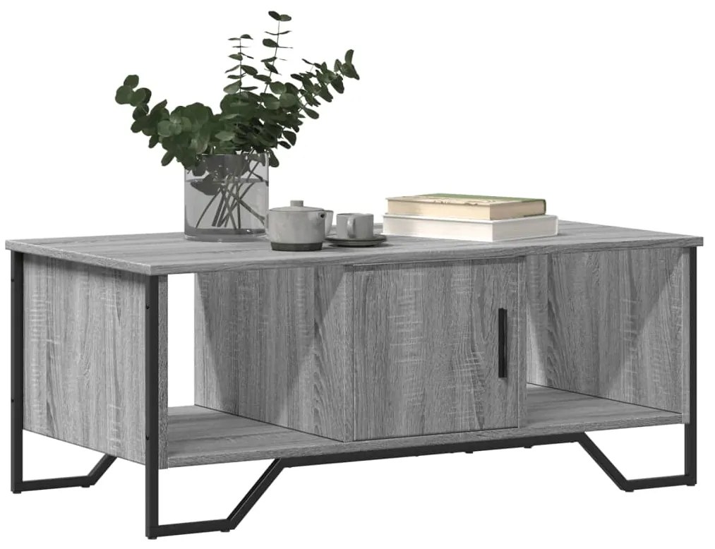 vidaXL Τραπεζάκι Σαλονιού Γκρι Sonoma 100x51x40 εκ. Επεξεργασμένο Ξύλο