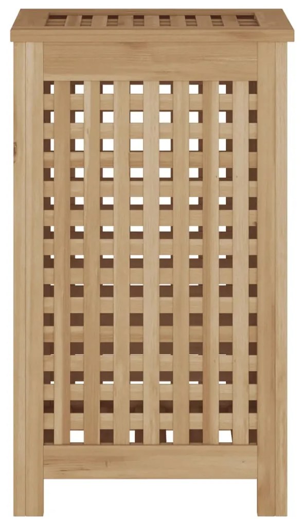 vidaXL Καλάθι Άπλυτων 35 x 25 x 60 εκ. από Μασίφ Ξύλο Teak