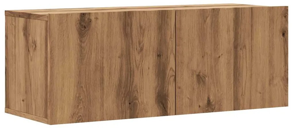 Επίτοιχο ντουλάπι τηλεόρασης Artisan Oak 80x30x30 cm - Καφέ
