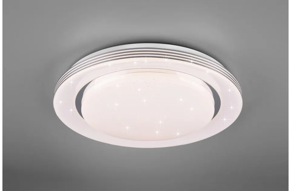 Πλαφονιέρα Φωτιστικό Οροφής LED 22,5W Λευκό Dimmable 3CCT Εφέ Atria R67045800 Trio Lighting-R67045800-Λευκό R67045800