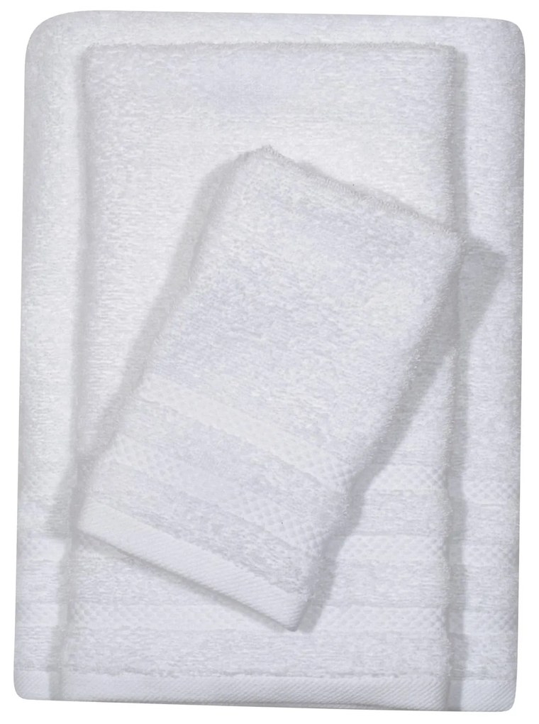 Πετσέτα 1230 Happy White Das Home Σώματος 70x140cm 100% Βαμβάκι