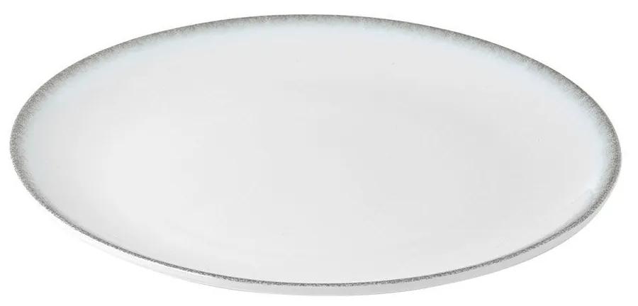 Πιάτο Ρηχό Πορσελάνινο Pearl White 21cm - Estia