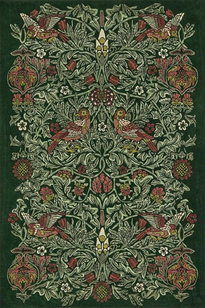 Χαλί Bird 128307 Tump Green Morris 140X200cm