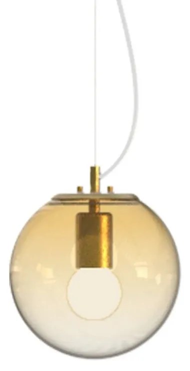 Φωτιστικό Οροφής Mapa 346540 E27 D20x45cm Amber Ideal Lux