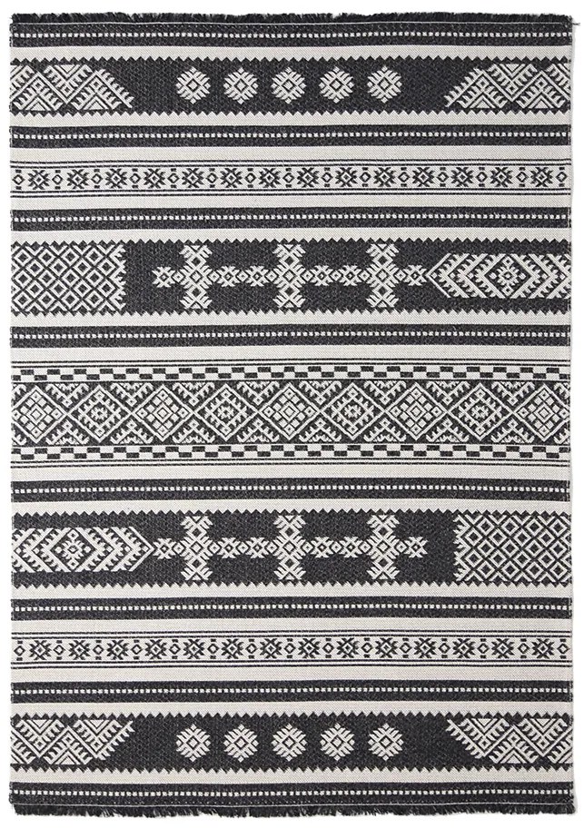 Χαλί Casa Cotton BLACK 22095 Royal Carpet &#8211; 127×190 cm 127X190