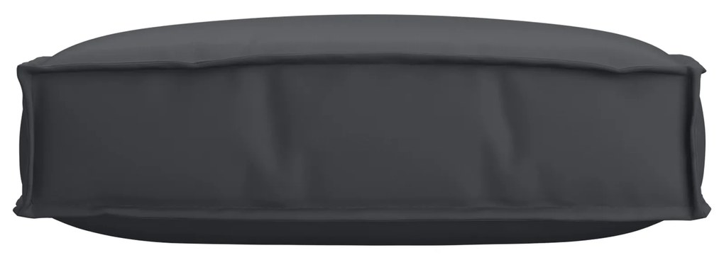 vidaXL Μαξιλάρι Παλέτας για Καθιστικό Μαύρο 60x60x12 cm Άνιθος Ύφασμα