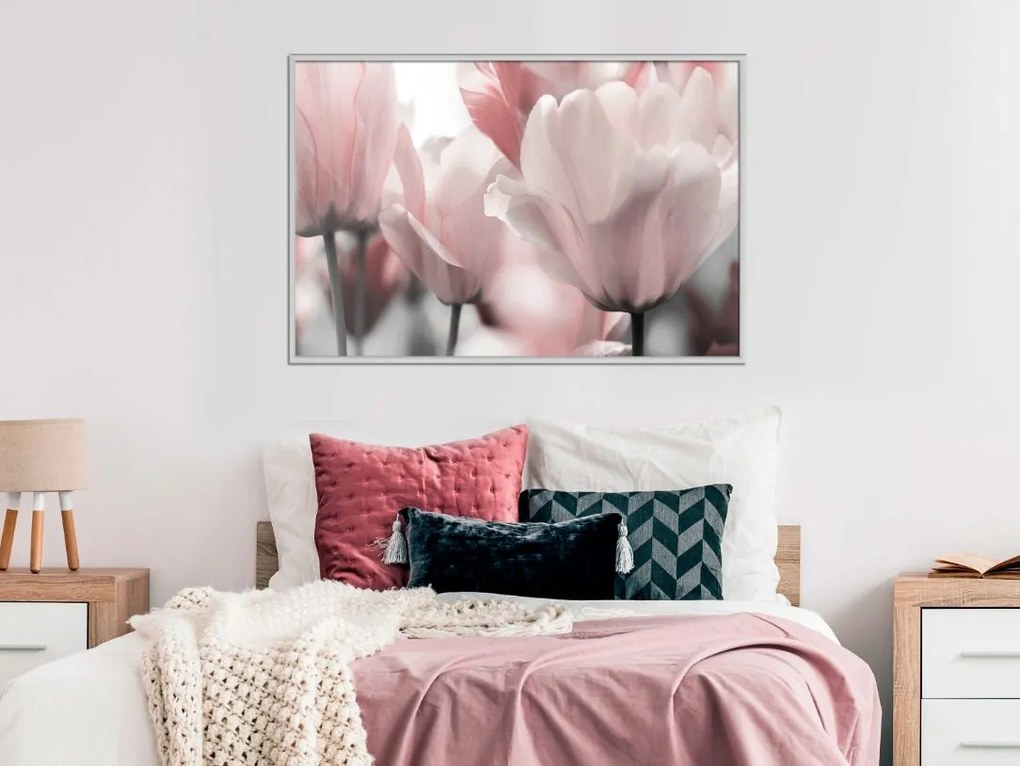 Αφίσα - Pastel Tulips II - 30x20 - Χρυσό - Χωρίς πασπαρτού