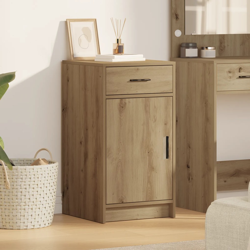 vidaXL Μπουφές Artisan από Δρυ 40x41x75 εκ Επεξεργασμένο ξύλο