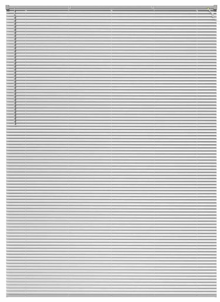 vidaXL Ρολό Παραθύρου με κουρτίνες Ασημί Αλουμίνιο