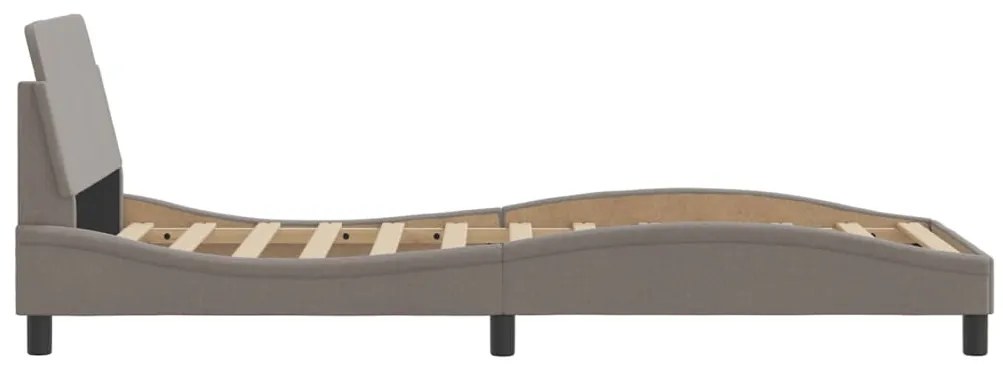 vidaXL Σκελετός Κρεβατιού με Κεφαλάρι Dover 80x200εκ.Υφασμάτινο