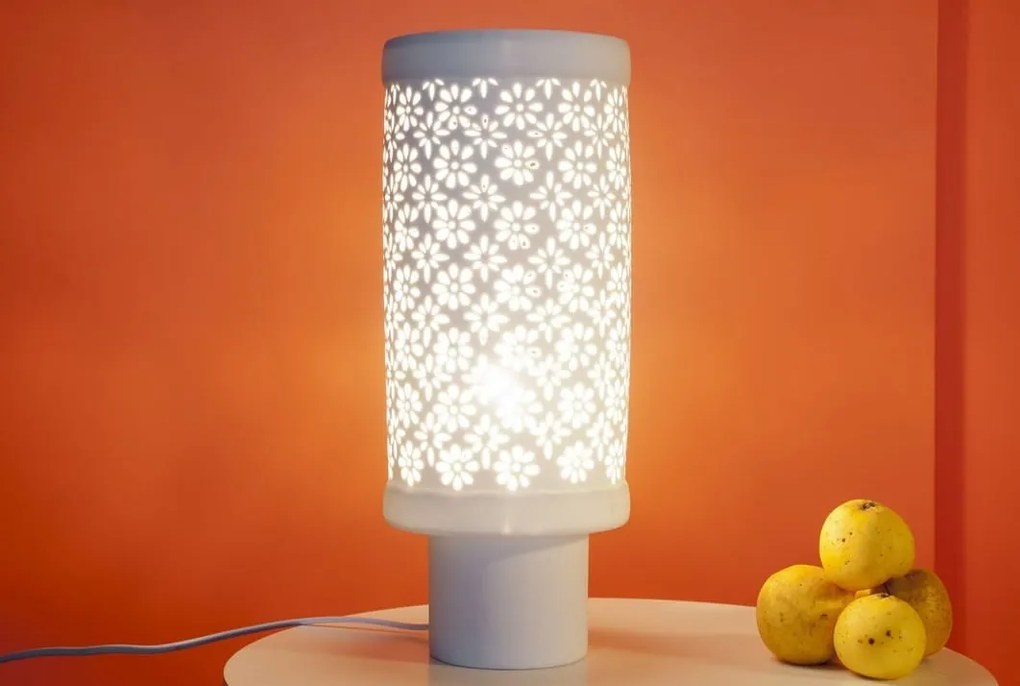 Table Lamp POLS POTTEN Κεραμικό Flower Lamp XL 230-450-011-0091
