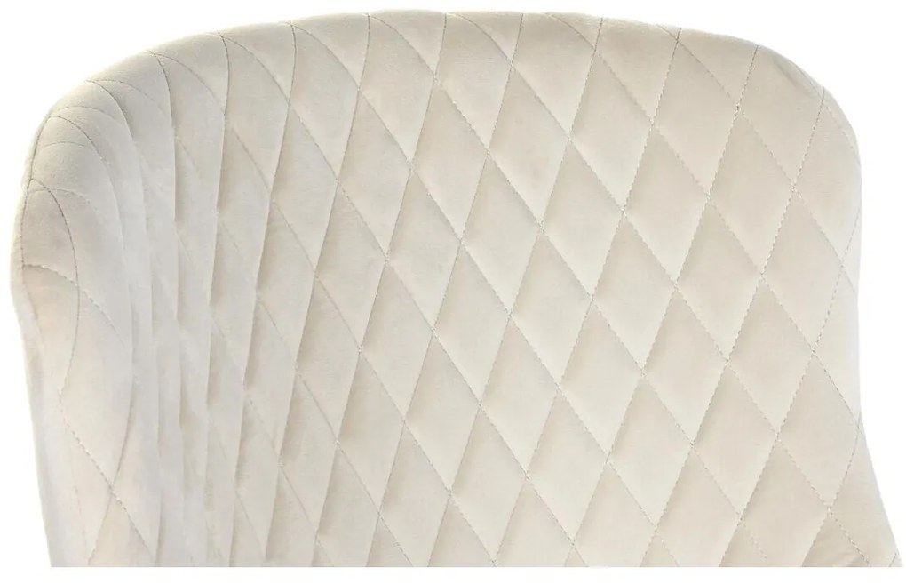 Σκαμπό DKD Home Decor Μαύρο Μπεζ Μέταλλο 58,5 x 48,5 x 96,5 cm 48 x 55 x 100 cm 48 x 55 x 96,5 cm
