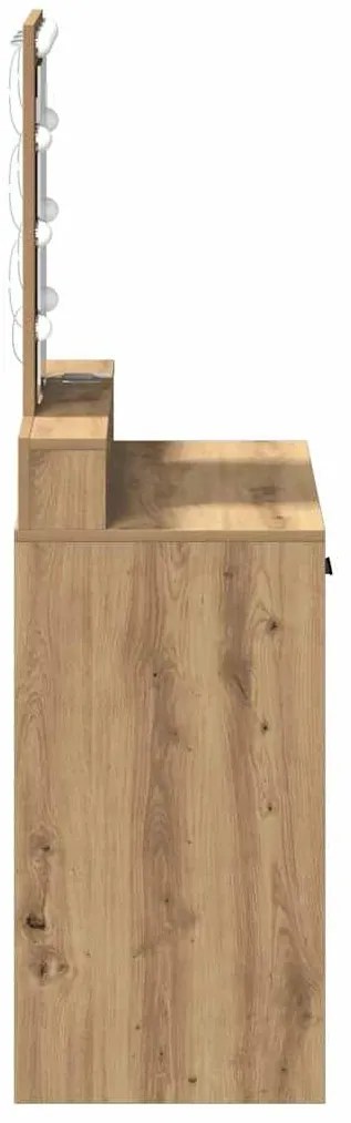 vidaXL Τραπέζι περιποίησης Καφέ 79 x 41 x 140 εκ. Επεξεργασμένο ξύλο