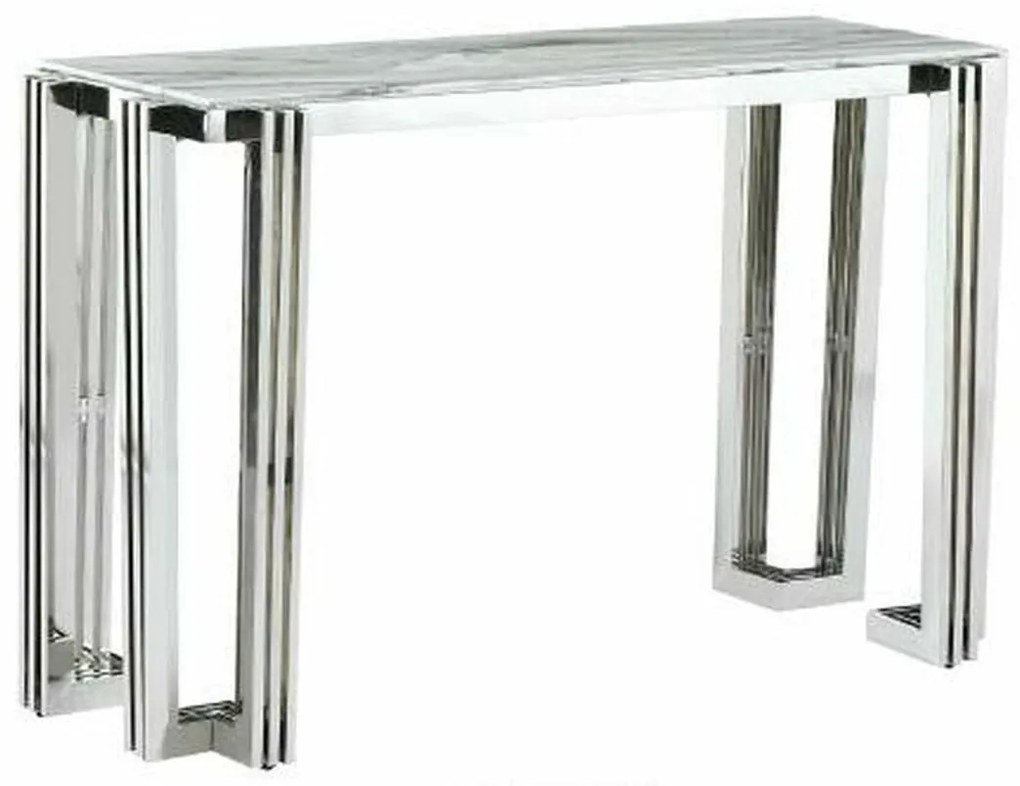 Έπιπλο Εισόδου DKD Home Decor Λευκό Ασημί 120 x 45 x 78 cm