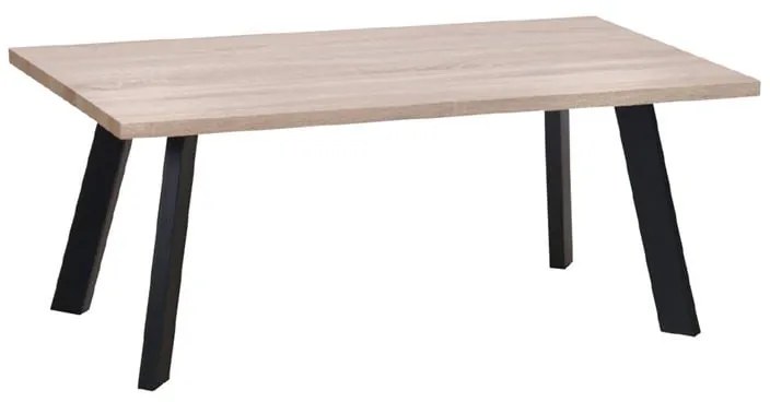 BAXTER Τραπεζάκι Σαλονιού Καθιστικού, Μέταλλο Βαφή Μαύρο, Sonoma