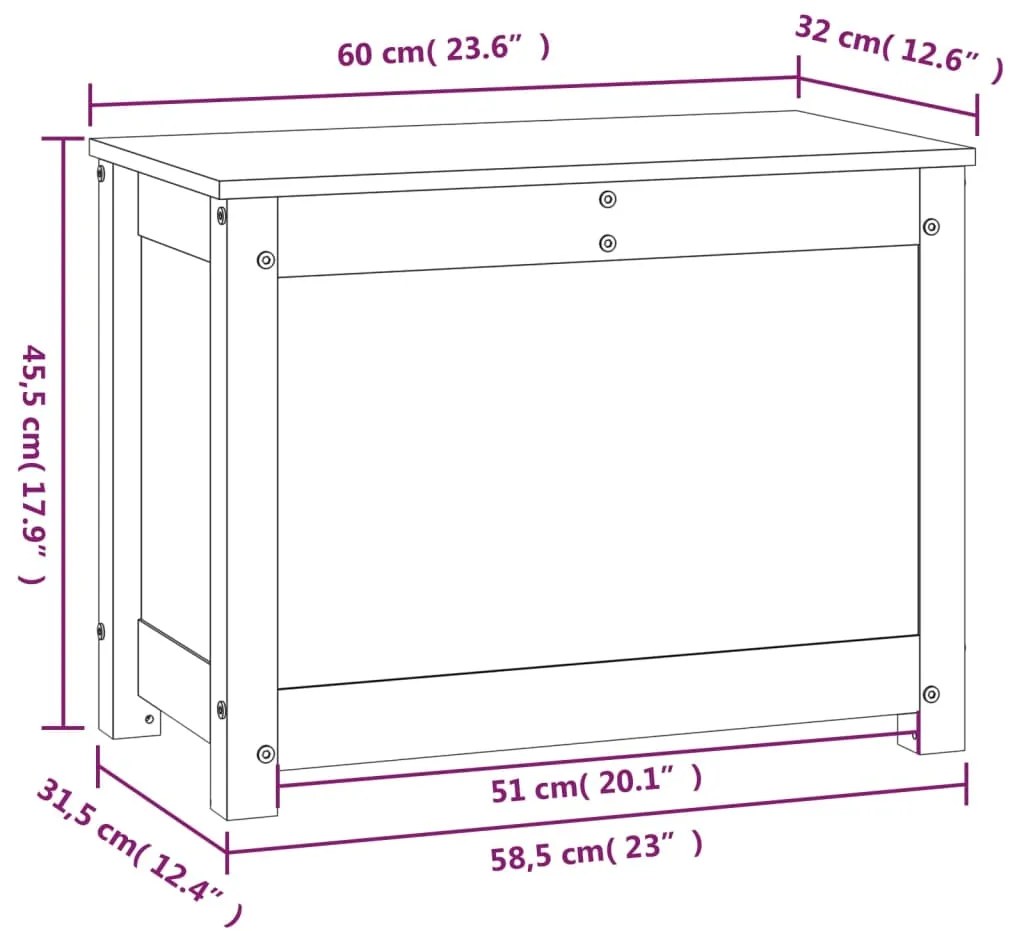 ΚΟΥΤΙ ΑΠΟΘΗΚΕΥΣΗΣ ΚΑΦΕ ΜΕΛΙ 60X32X45,5 ΕΚ ΑΠΟ ΜΑΣΙΦ ΞΥΛΟ ΠΕΥΚΟΥ 823547