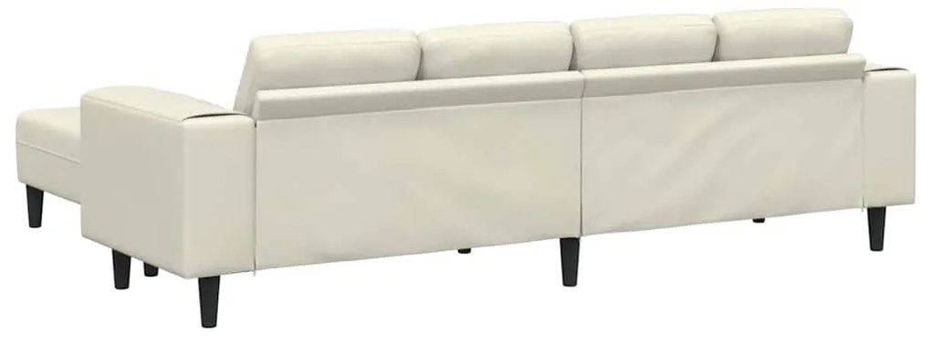 vidaXL Σετ Καναπέ 3 pcs Κρεμ Βελούδο
