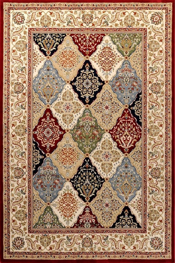 Χαλί Kashmir 62585-110 Red-Multi Merinos 200X290cm