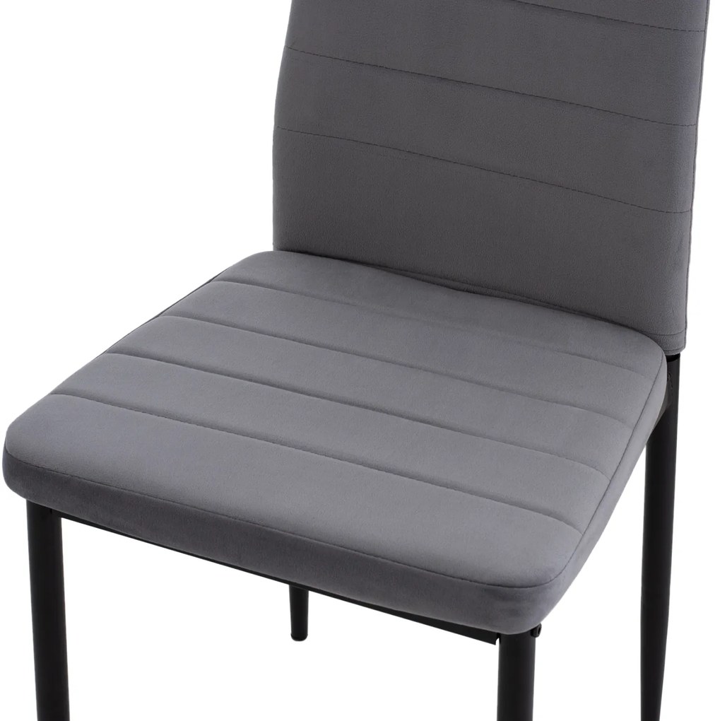 ΣΕΤ ΤΡΑΠΕΖΑΡΙΑΣ 5ΤΜΧ LADY HM21199.01 ΓΥΑΛΙ--ΜΕΤΑΛΛΟ ΣΕ ΜΑΥΡΟ &amp; ΒΕΛΟΥΔΟ ΓΚΡΙ