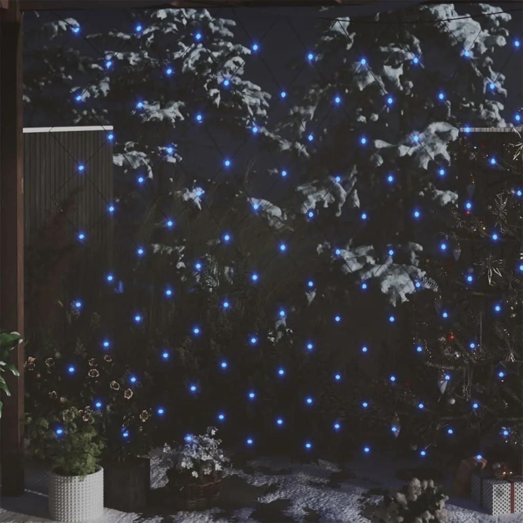 Χριστουγεν. Φωτάκια Δίχτυ Γαλάζια Εσ./Εξ. Χώρου 3x3 μ. 306 LED - Μπλε